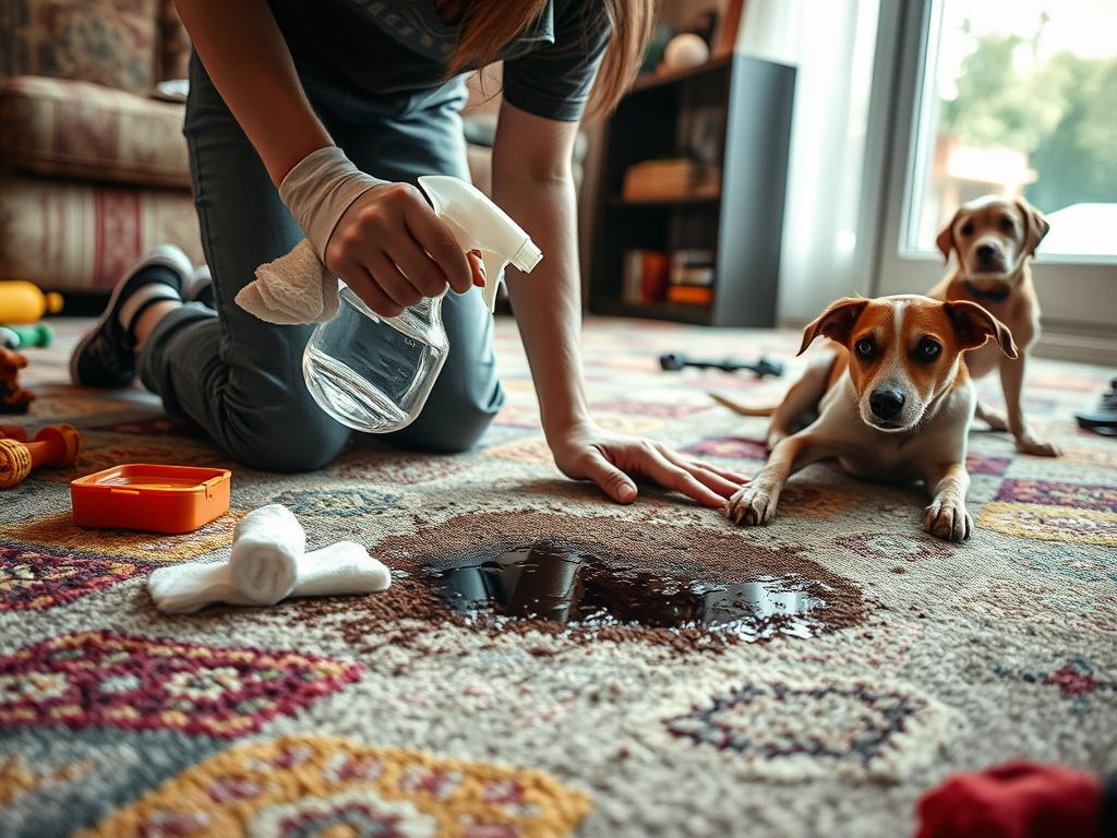 cleaning pet stains