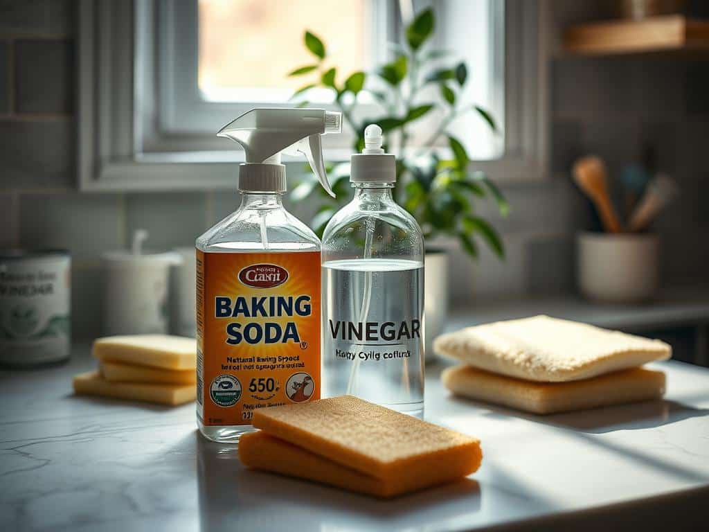 cleaning with baking soda