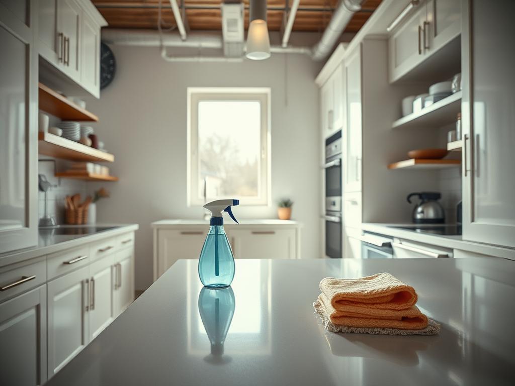 deep cleaning kitchen