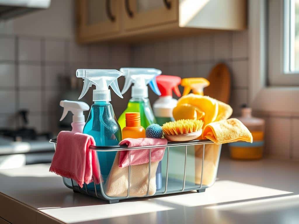 easy-access cleaning products