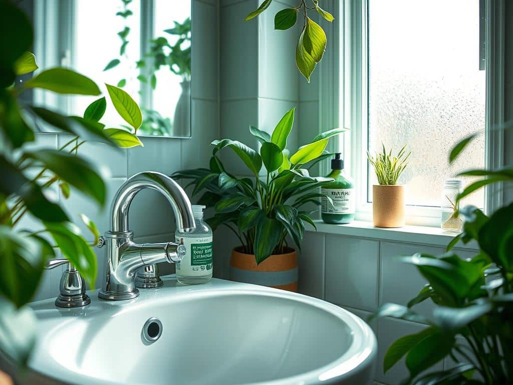 eco-friendly bathroom cleaning