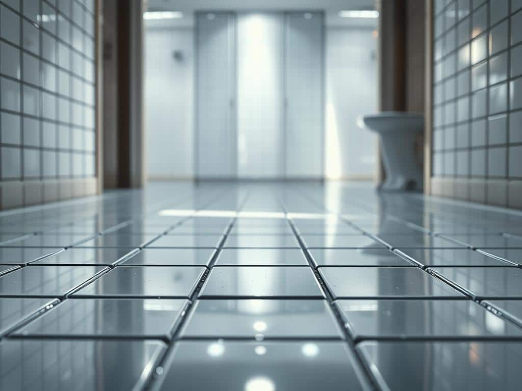 how to clean bathroom floor