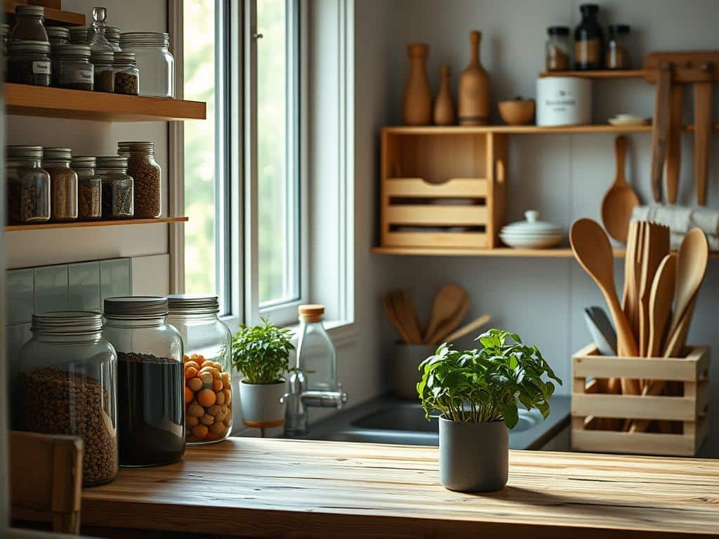 sustainable kitchen organization