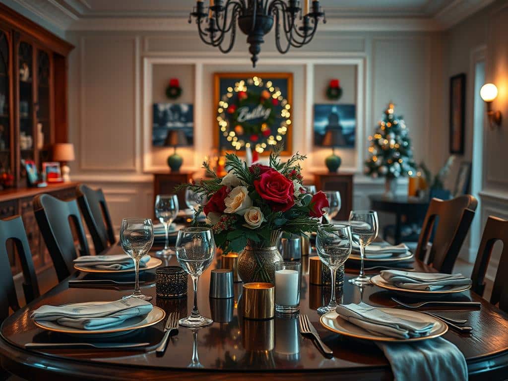 clean dining area