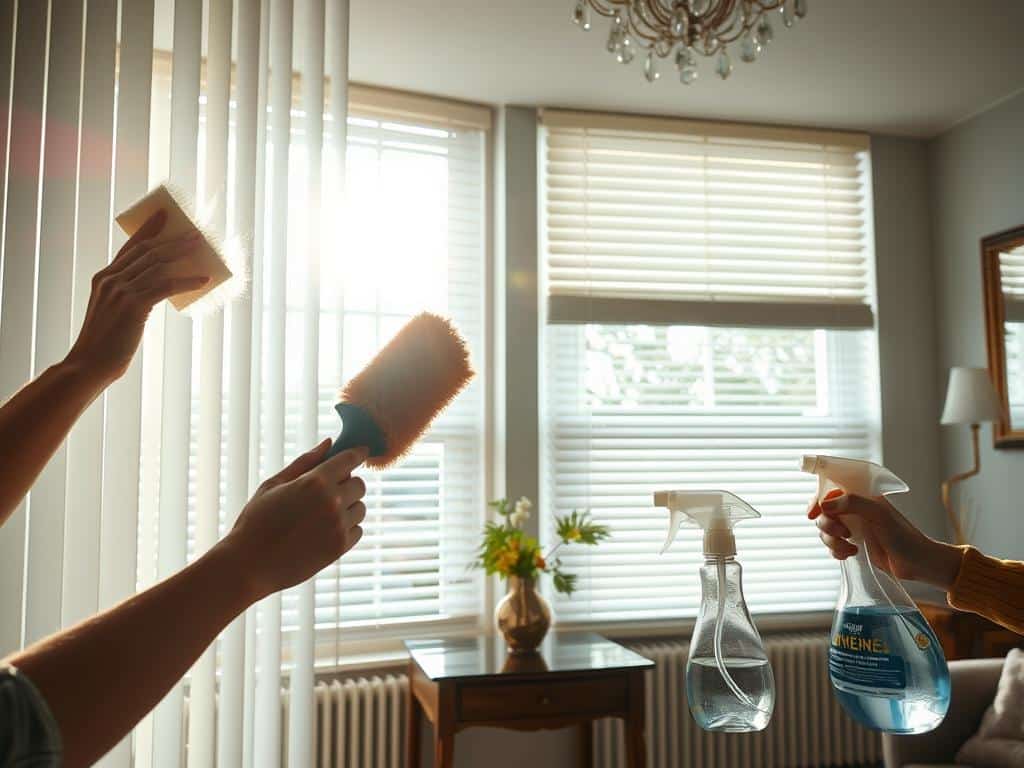 deep cleaning blinds