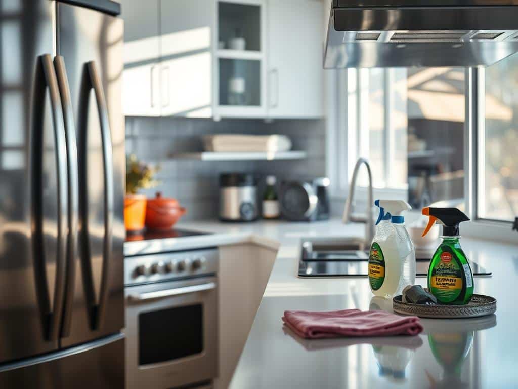 how to clean kitchen appliances