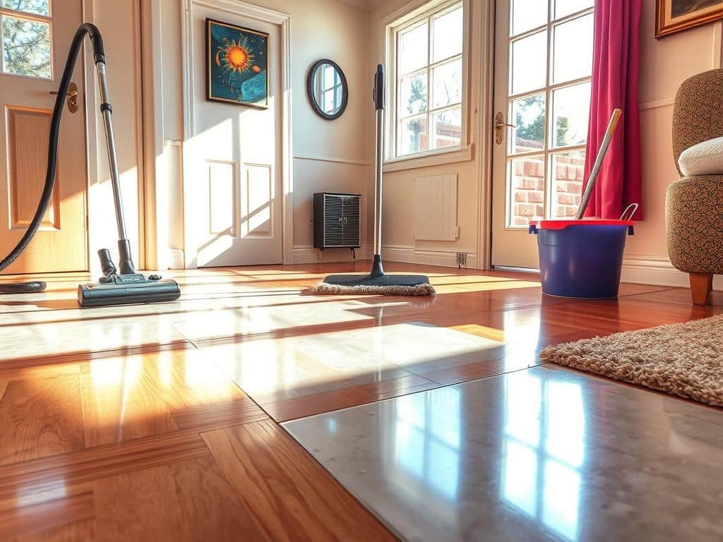 how to deep clean floors