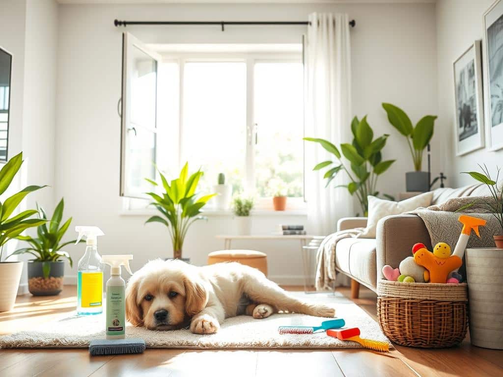 spring cleaning for pets